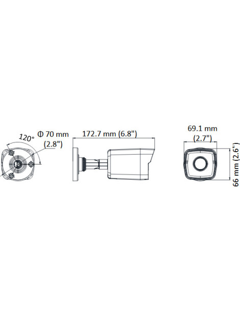 KAMERA IP HIKVISION DS-2CD1021-I (F) 2.8mm