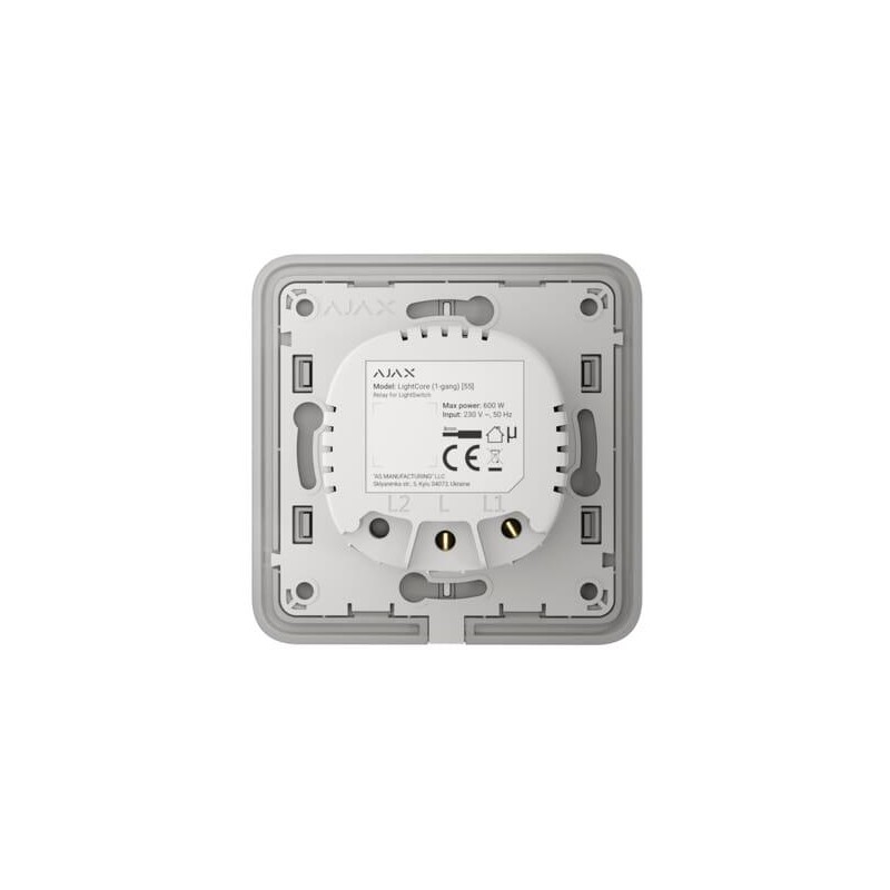 AJAX Włącznik światła LightCore gang vertical