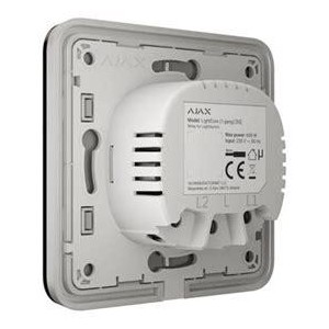AJAX Włącznik światła LightCore (2-gang/2-way) vertical