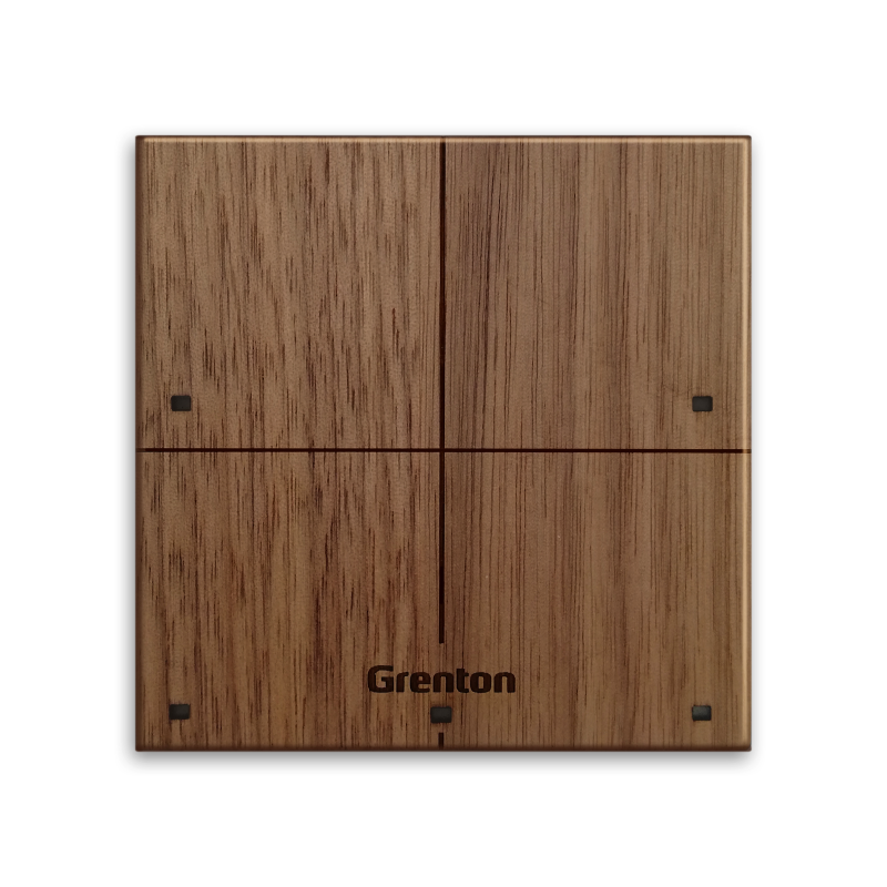GRENTON - TOUCH PANEL 4B, Tf-bus, CUSTOM WOOD DARK (2.0)