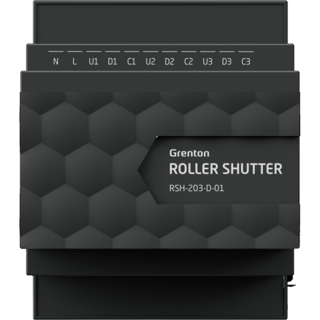 GRENTON - ROLLER SHUTTER x3, DIN, TF-Bus ( 2.0 )