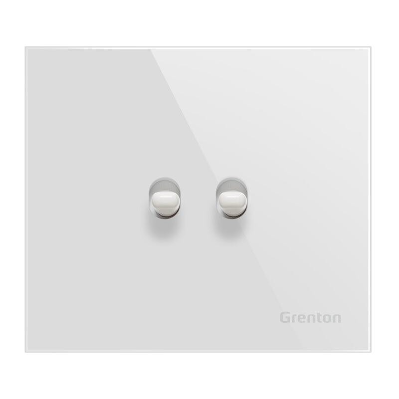 Przycisk podwójny SWITCH biały Grenton