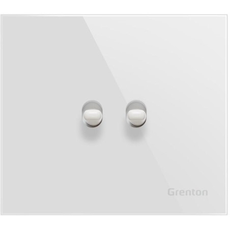Przycisk podwójny SWITCH biały Grenton