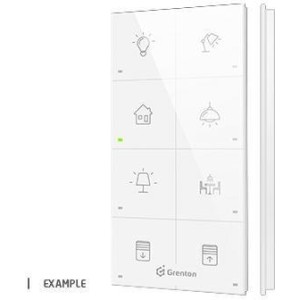 Panel dotykowy TOUCH PANEL 8B biały z ikonami Grenton