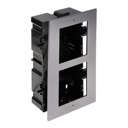 Ramka z puszką do montażu podtynkowego 2-modułowa HIKVISION DS-KD-ACF2(Plastic)