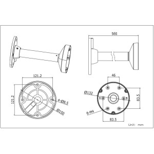 UCHWYT HIKVISION DS-1271ZJ-130-TRL