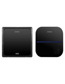 DZWONEK BEZPRZEWODOWY ''EURA'' WDP-84H2 ''BLUES'' bezbateryjny CZARNY