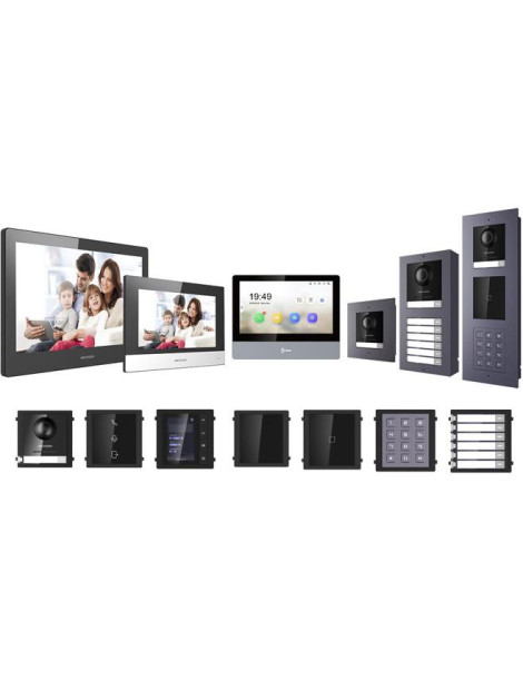 Panel bramowy modułowy Hikvision kamera + szyfrator