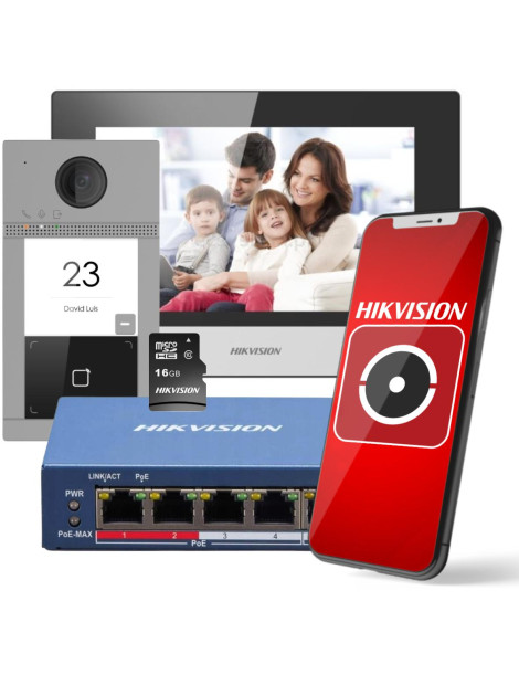 ZESTAW WIDEODOMOFONOWY HIKVISION DS-KIS604-S(C)(O-STD)/eu