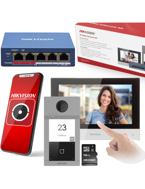 ZESTAW WIDEODOMOFONOWY HIKVISION DS-KIS604-S(C)(O-STD)/eu