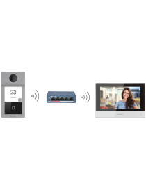 ZESTAW WIDEODOMOFONOWY HIKVISION DS-KIS604-S(C)(O-STD)/eu