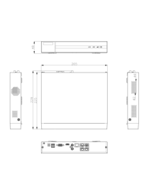 Rejestrator IP Hilook by Hikvision 5MP NVR-4CH-5MP/4P