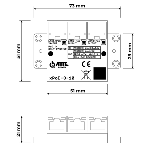SWITCH 3-PORTOWY POE ATTE xPoE-3-10