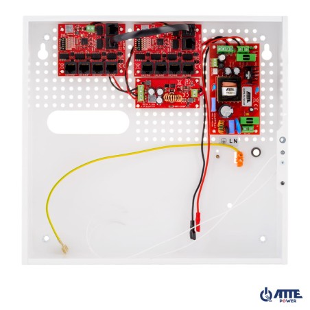 SWITCH POE 9-PORTOWY Z ZASILANIEM BUFOROWYM ATTE IPUPS-9-11-F