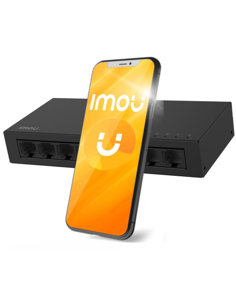 Switch Imou 8-portowy SF108 metalowa obudowa 100Mbps