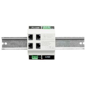 SWPS-4-11-DIN4 Switch PoE 4 portowy z wbudowanym zasilaczem na szynę TH35