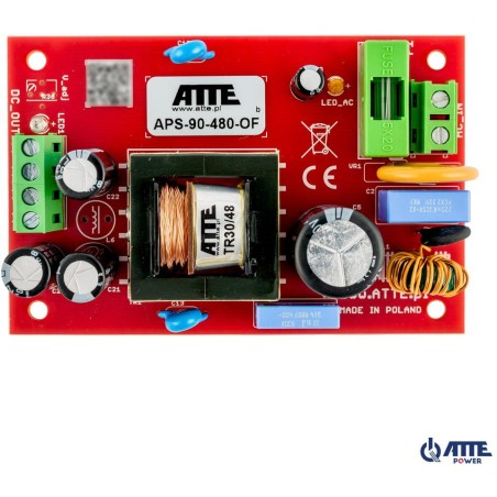 Zasilacz sieciowy SMPS 48V 2A 90W ATTE APS-90-480-OF