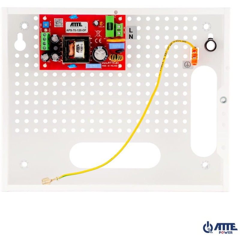 Zasilacz sieciowy SMPS 12V 6A 72W ATTE APS-70-120-E