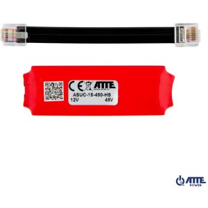 Adapter PoE PASSIVE podnoszący napięcie do 48V ATTE ASUC-15-480-HS