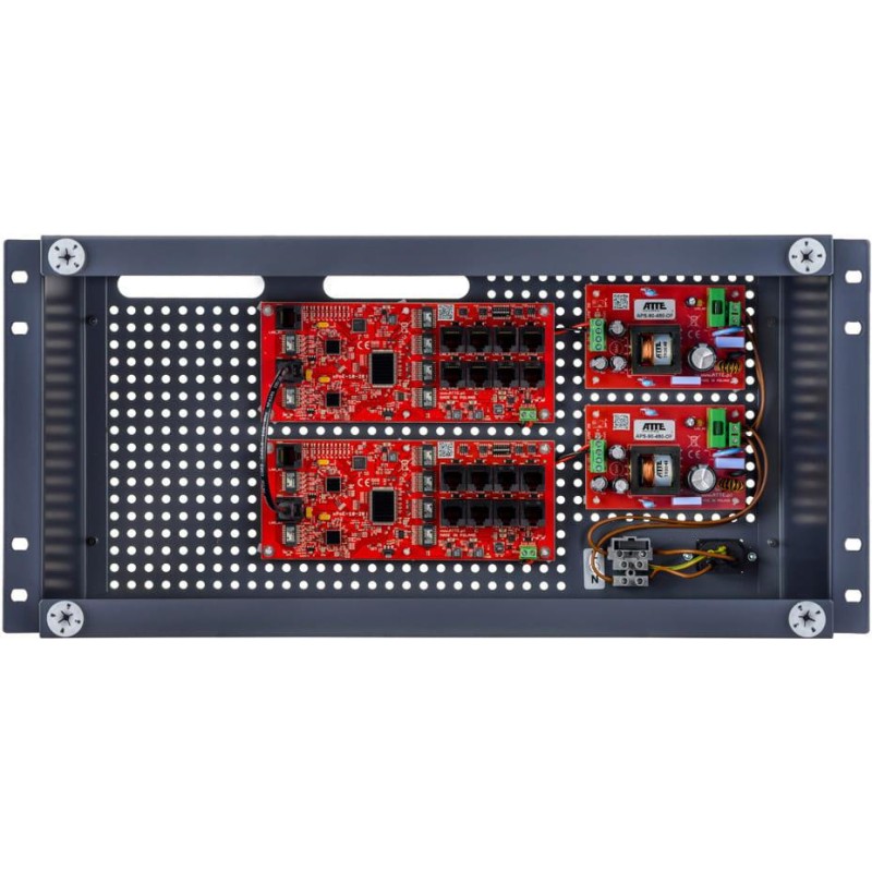 Zestaw do 16 kamer IP switch PoE 16P+2G ATTE IP-16-20-R5U0