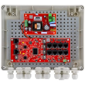 SWITCH ZEWNĘTRZNY 8-PORTOWY POE DO 8 KAMER IP ATTE IP-8-20-L2