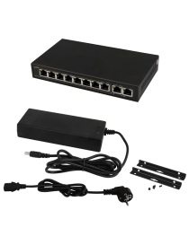 SWITCH POE PULSAR SG108 10-PORTÓW (8xPoE + 2xUPLINK)