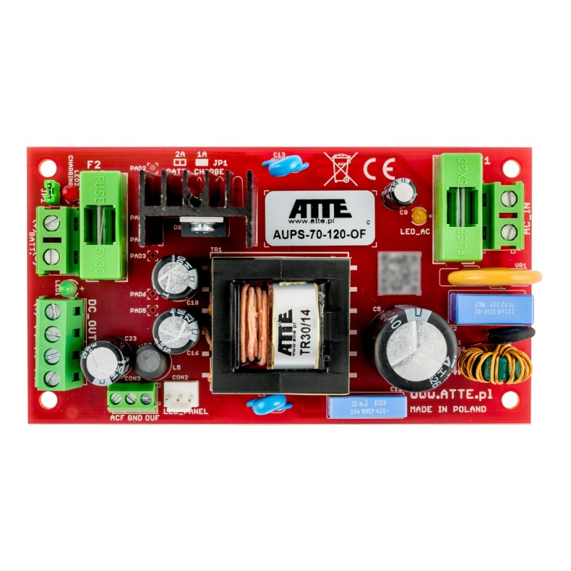 ZASILACZ BUFOROWY IMPULSOWY ATTE AUPS-70-120-OF