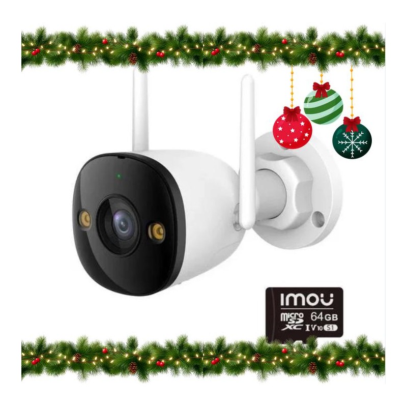 Kamera IP Imou bullet 3 5MP Wi-Fi IR30 z kartą pamięci 64GB