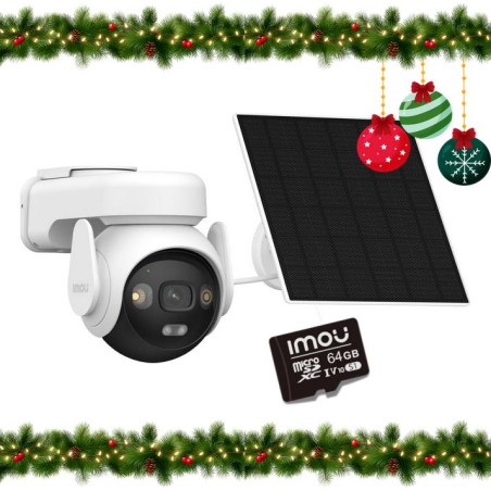 Kamera IP Imou AOV PT KIT 2.4GHz Wi-Fi i 4G 5MPx z panelem solarnym z kartą pamięci 64GB