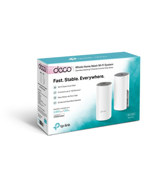 DOMOWY SYSTEM WI-FI MESH TP-LINK DECO E4 (2-pack)