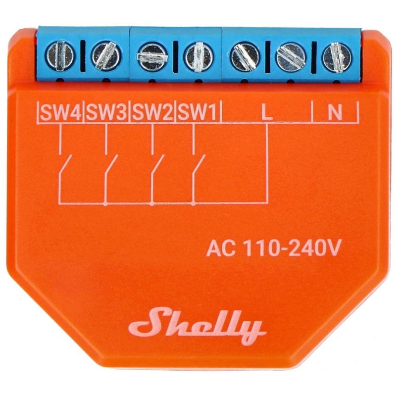 Shelly Plus i4 Kontroler/aktywator scen WIFI