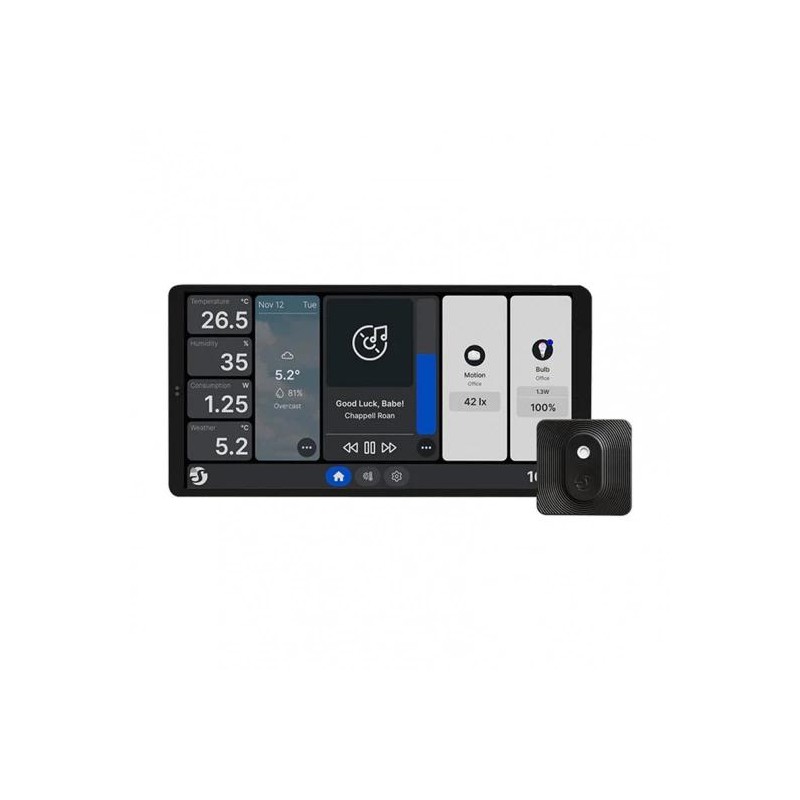 Shelly Wall Display X2 Black + Blu H&T Black