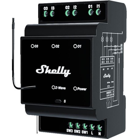 Shelly Wave PRO 3 EU LR