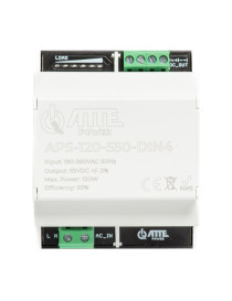 APS-120-550-DIN4 zasilacz impulsowy 55V 120W w obudowie DIN4