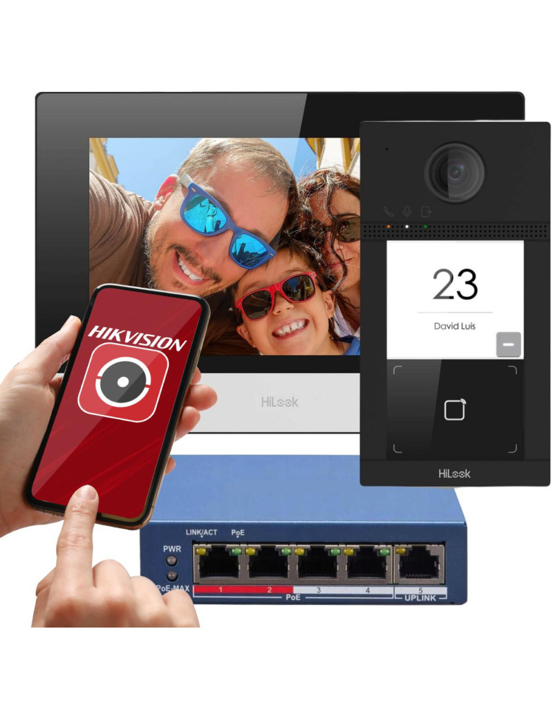 Zestaw wideodomofonowy IP Hilook by Hikvision IP-VIS-Pro