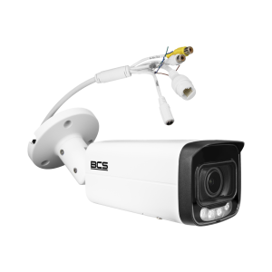 Kamera IP tubowa 8Mpx BCS-L-TIP48VSR6L6-Ai1 | AI, Motozoom, NightColor