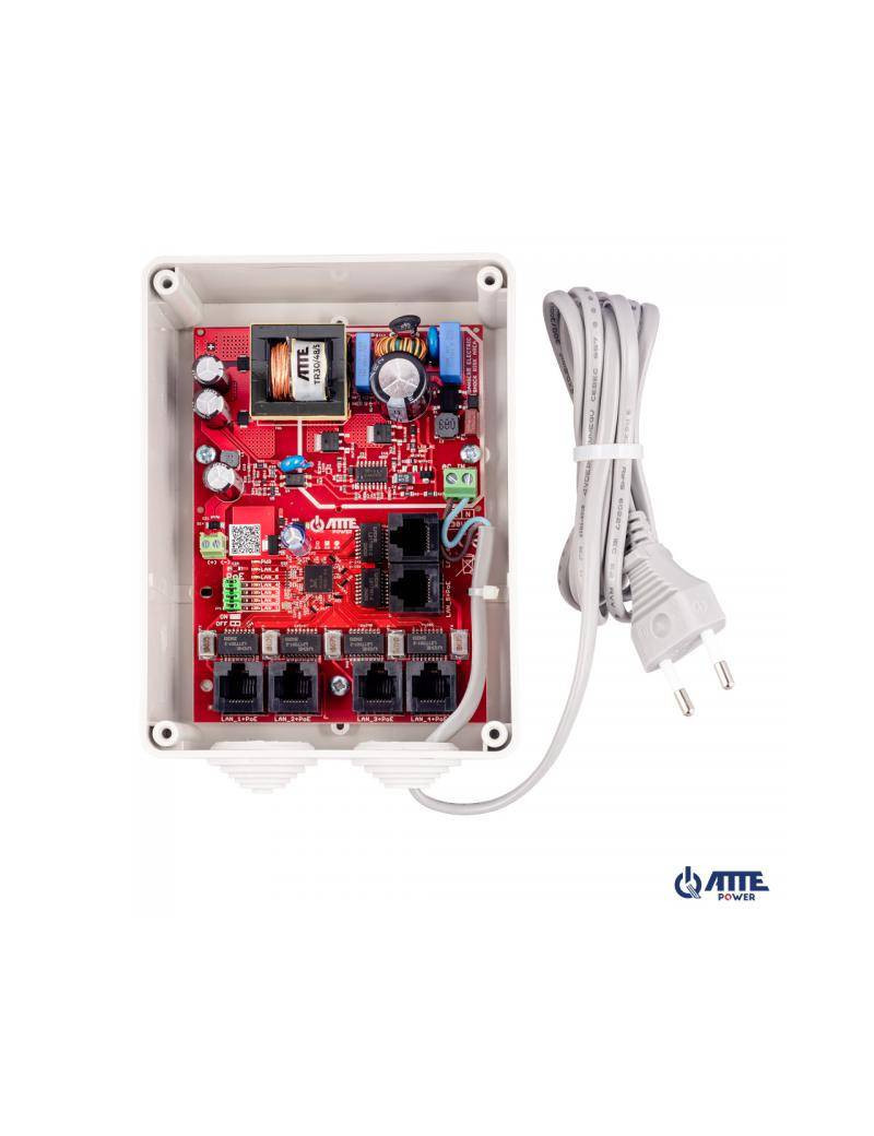 Zestaw Switch PoE 6 portowy IPB-5-10A-S4