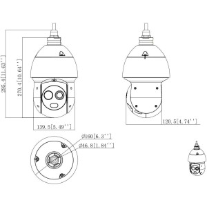 KAMERA TERMOWIZYJNA DAHUA TPC-SD2241-B3F4-S2