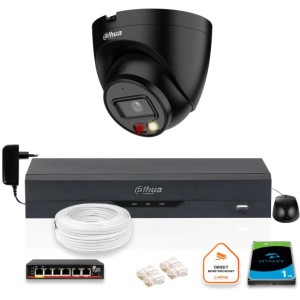 Zestaw monitoringu IP Dahua Kamera IP 4mpx dysk twardy