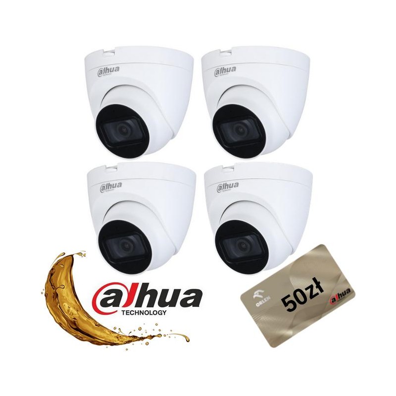 KAMERA HDCVI DAHUA HAC-HDW1500TRQ-0280B-S2 Opakowanie zbiorcze 4szt.