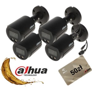 KAMERA IP DAHUA IPC-HFW2449S-S-IL-0280B-BLACK Opakowanie zbiorcze 4szt.