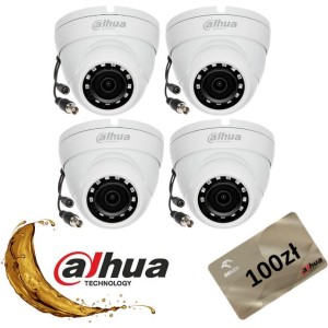 KAMERA HDCVI DAHUA HAC-HDW1800M-0280B Opakowanie zbiorcze 4szt