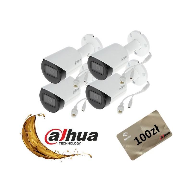KAMERA IP DAHUA IPC-HFW3541E-AS-0360B-S2 Opakowanie Zbiorcze 4szt