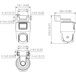 Kamera IP Dahua IPC-PTS2249B-E2-S-PV-LED-0360B-PRO