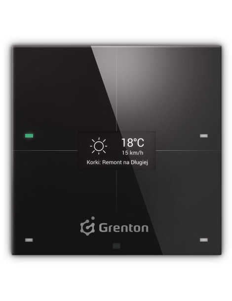 Panel dotykowy WiFi SMART PANEL 4B czarny Grenton
