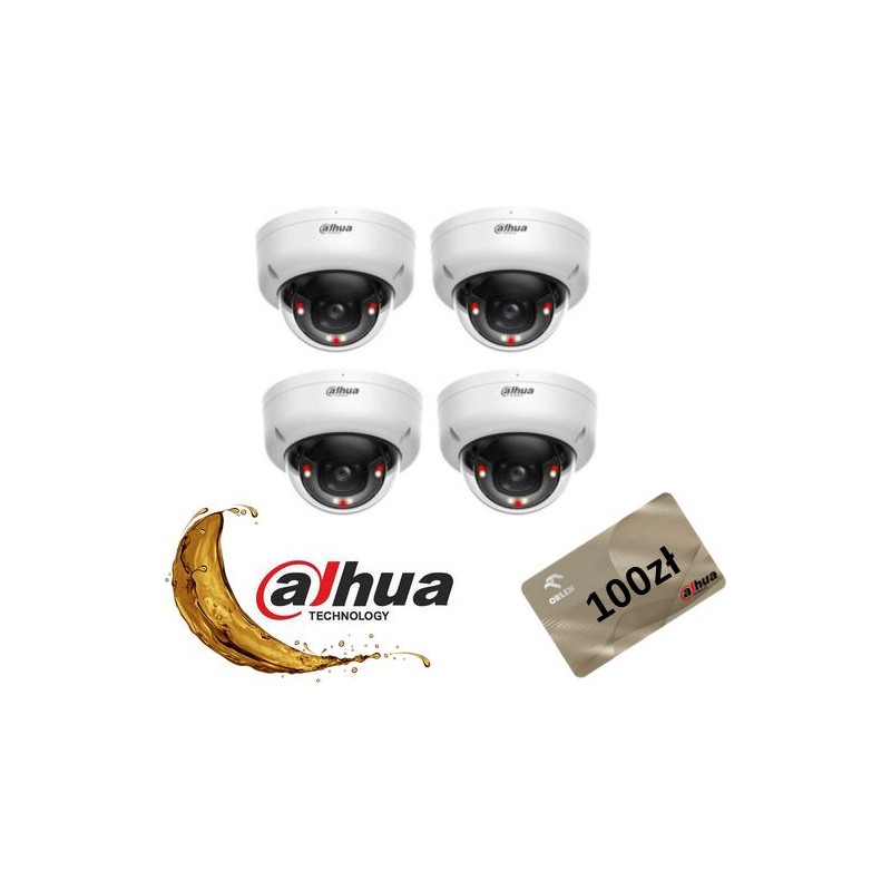 KAMERA IP DAHUA IPC-HDBW1239E1-A-IL-0280B-S6 opakowanie zbiorcze 4szt.