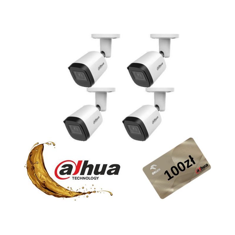Kamera Dahua HAC-B2A21-U-0360B Opakowanie zbiorcze 4szt.
