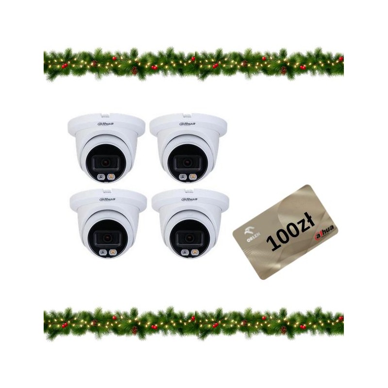 KAMERA IP DAHUA IPC-HDW2249TM-S-IL-0280B Opakowanie zbiorcze 4szt.