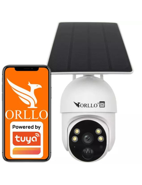 Kamera IP bezprzewodowa 4G LTE obrotowa z panelem solarnym Orllo TZ1 PRO