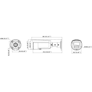 Kamera IP Hikvision DS-2CD2T46G3-2IZY(2.8/4mm)(BLACK)